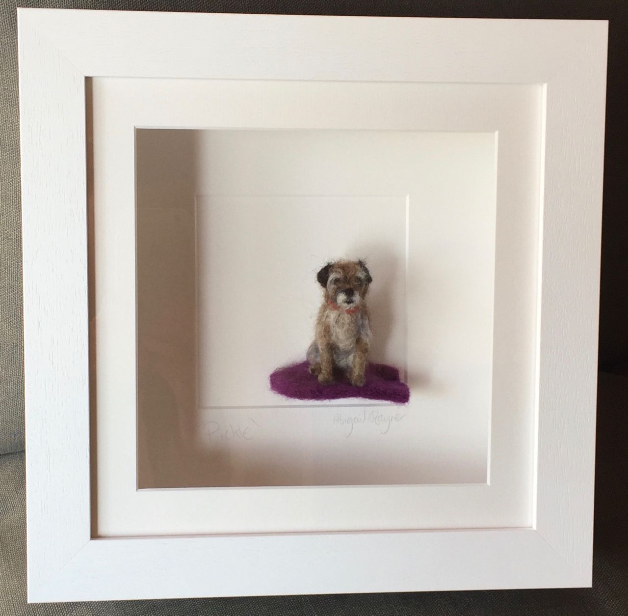 Framed Commission example 'Pickle'
